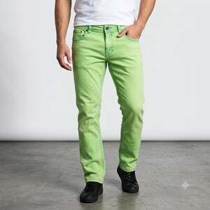 Cotton On Spitfire Stretch Skinny Fit Jeans in Washed Neon Green Z132JC